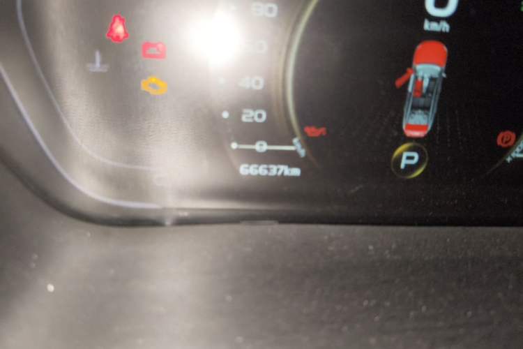 Used Geely Auto Binray 2018 14T CVT Colorful Edition Odometer Close Up