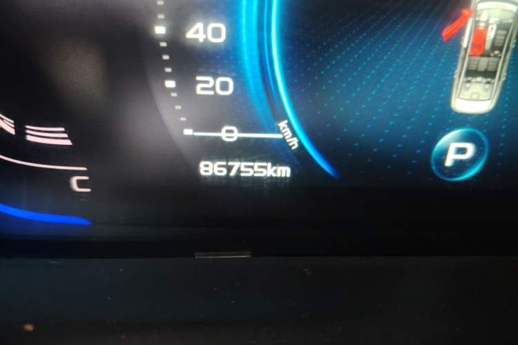 Used Geely Auto Binray 2018 14T CVT Binyi Edition Odometer Close Up