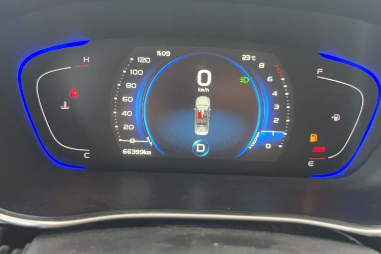 Used Geely Auto Binray 2018 14T CVT Binyi Edition Odometer Close Up
