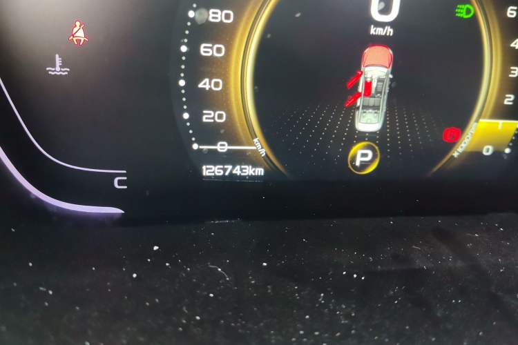 Used Geely Auto Binray 2018 14T CVT Binyi Edition Odometer Close Up