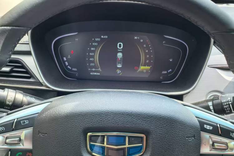 Used Geely Auto Binray 2018 14T CVT Binyi Edition Odometer Close Up