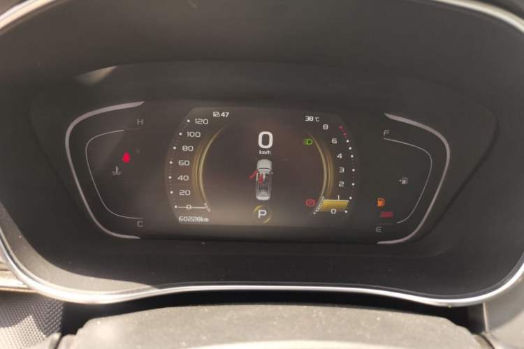 Used Geely Auto Binray 2018 14T CVT Binyi Edition Odometer Close Up