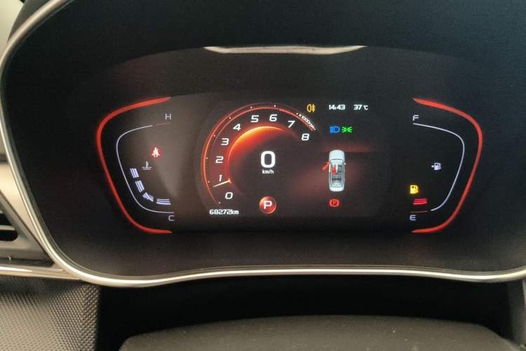 Used Geely Auto Binray 2018 14T CVT Binyi Edition Instrument Cluster