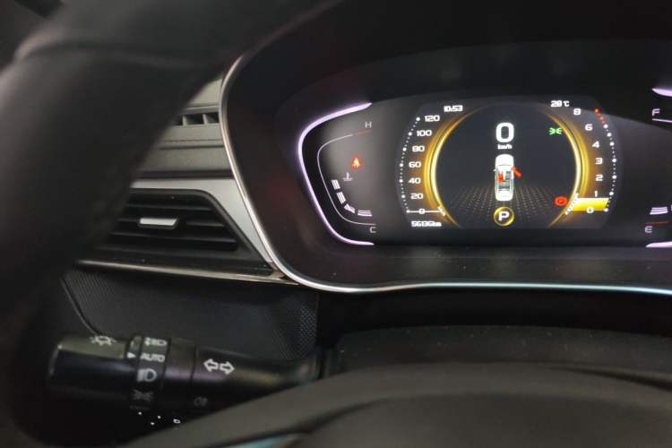 Used Geely Auto Binray 2018 14T CVT Binyi Edition Odometer Close Up