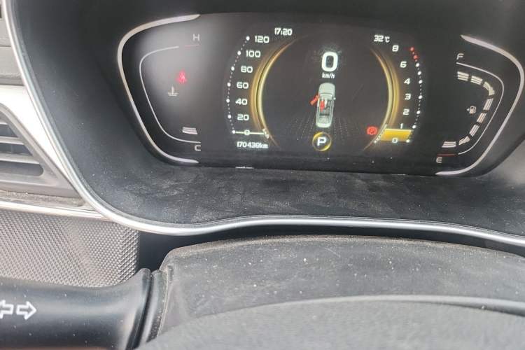 Used Geely Auto Binray 2018 14T CVT Binyi Edition Odometer Close Up