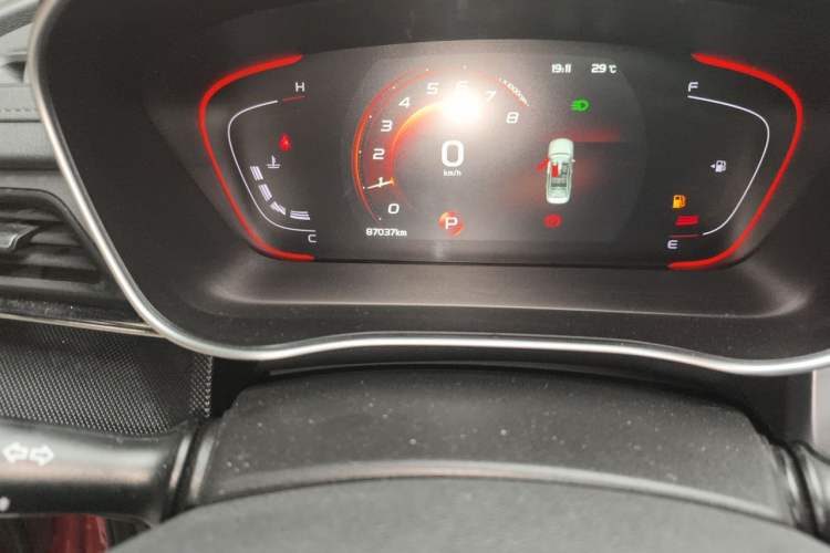 Used Geely Auto Binray 2018 200T DCT Binyi Edition Odometer Close Up