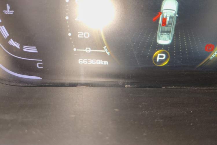 Used Geely Auto Binray 2018 14T CVT Binyi Edition Odometer Close Up