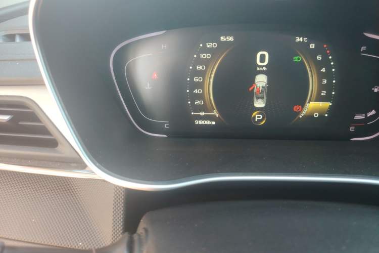 Used Geely Auto Binray 2018 14T CVT Binyi Edition Odometer Close Up