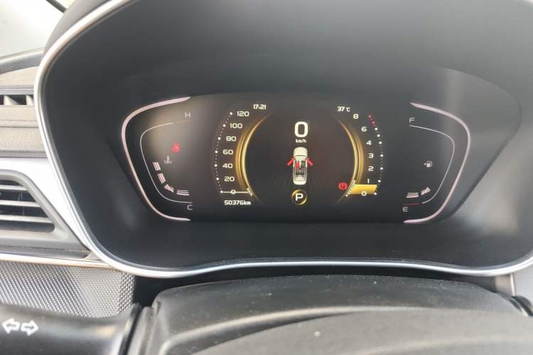 Used Geely Auto Binray 2018 14T CVT Binyi Edition Odometer Close Up