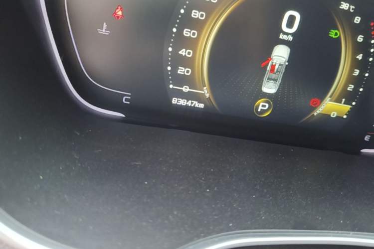 Used Geely Auto Binray 2018 14T CVT Binyi Edition Odometer Close Up