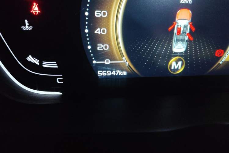 Used Geely Auto Binray 2018 14T Manual Binzhi Edition Odometer Close Up