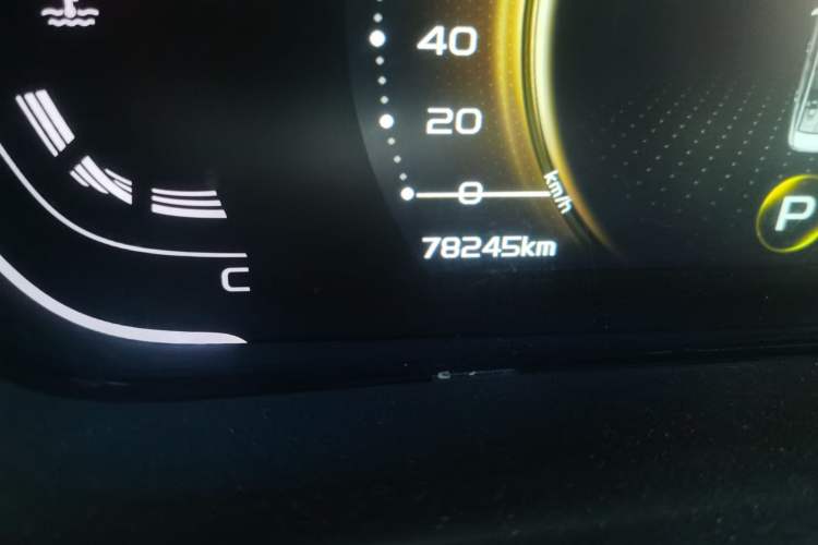 Used Geely Auto Binray 2018 14T CVT Binyi Edition Odometer Close Up