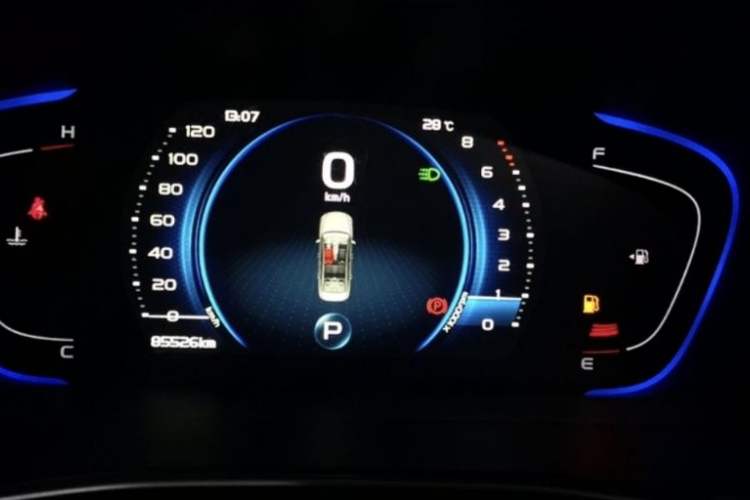 Used Geely Auto Binray 2018 14T CVT Binyi Edition Odometer Close Up