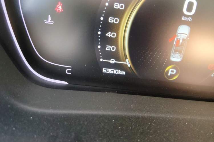 Used Geely Auto Binray 2018 14T CVT Binyi Edition Odometer Close Up