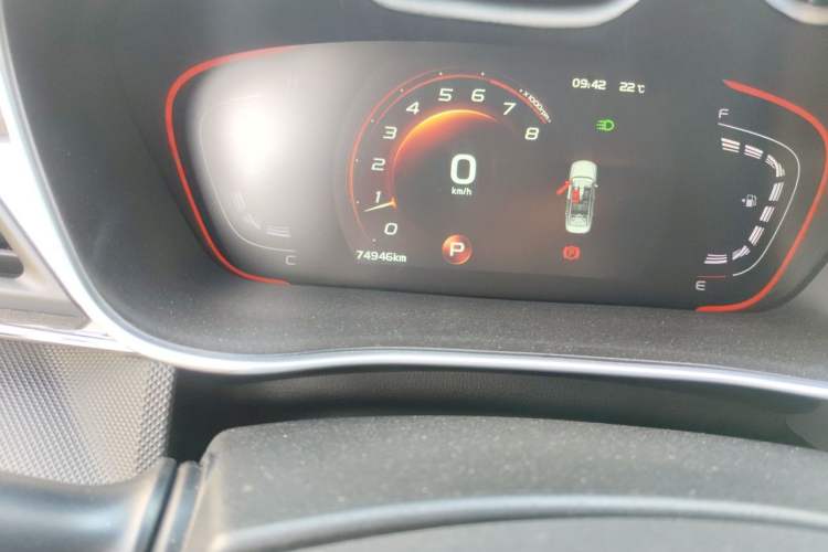 Used Geely Auto Binray 2018 14T CVT Binyi Edition Odometer Close Up