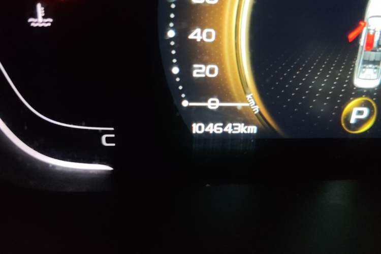 Used Geely Auto Binray 2018 14T CVT Binyi Edition Odometer Close Up