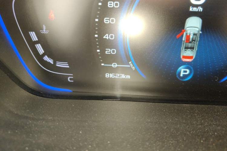 Used Geely Auto Binray 2018 14T CVT Binyi Edition Odometer Close Up