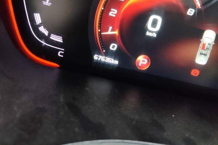 Used Geely Auto Binray 2018 14T CVT Binyi Edition Odometer Close Up