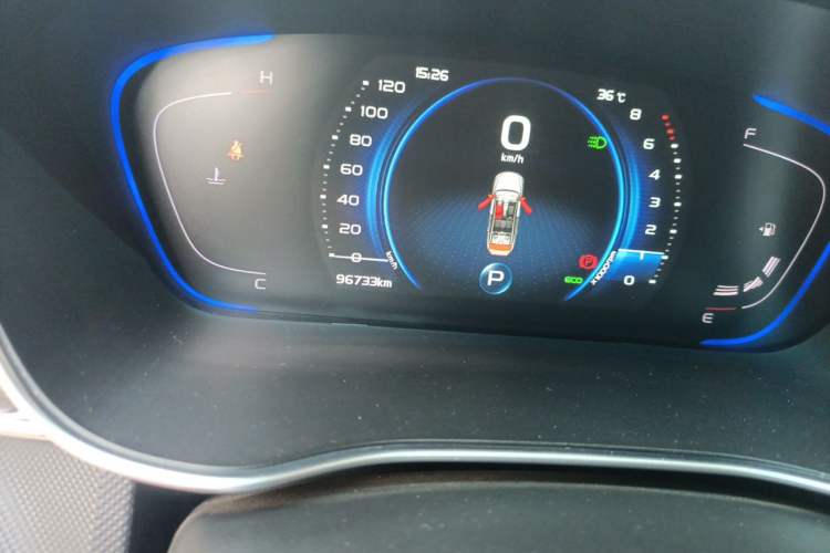 Used Geely Auto Binray 2018 200T DCT Binyi Edition Odometer Close Up