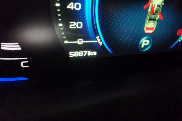 Used Geely Auto Binray 2018 14T CVT Colorful Edition Odometer Close Up