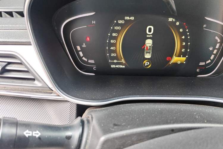 Used Geely Auto Binray 2018 14T CVT Binyi Edition Odometer Close Up