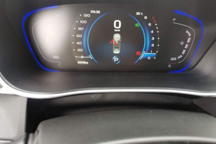 Used Geely Auto Binray 2018 14T CVT Binyi Edition Odometer Close Up