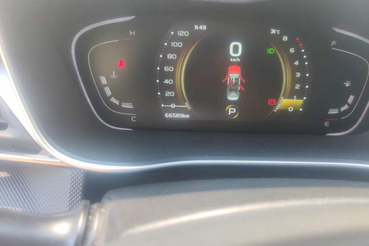 Used Geely Auto Binray 2018 14T CVT Binyi Edition Odometer Close Up