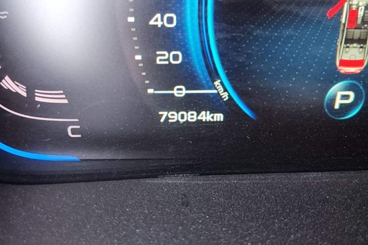 Used Geely Auto Binray 2018 14T CVT Binyi Edition Odometer Close Up