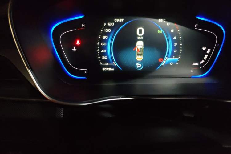 Used Geely Auto Binray 2018 14T CVT Binyi Edition Odometer Close Up