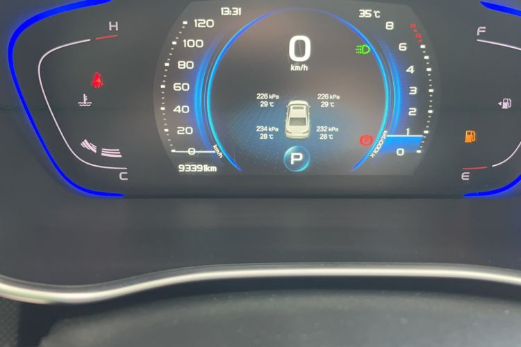 Used Geely Auto Binray 2018 14T CVT Binyi Edition Odometer Close Up