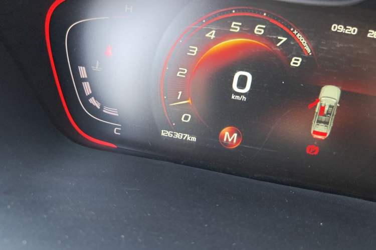 Used Geely Auto Binray 2018 14T Manual Binzhi Edition Odometer Close Up