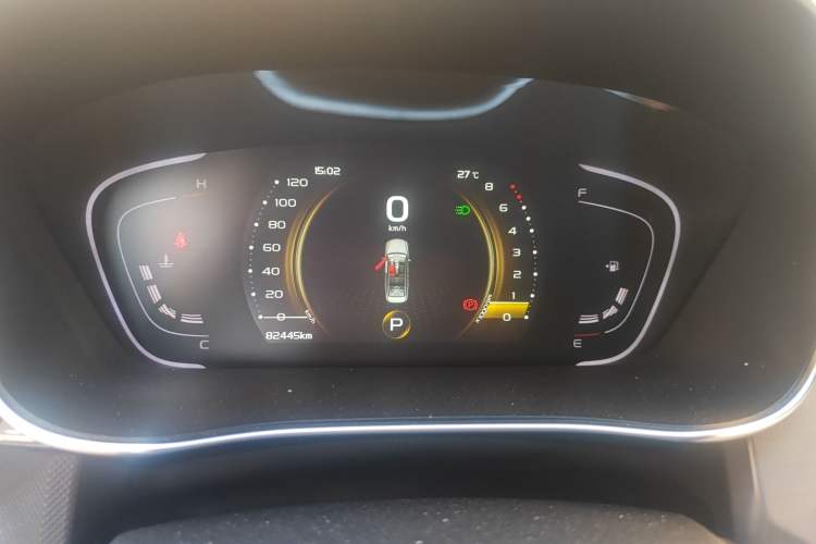 Used Geely Auto Binray 2018 14T CVT Binyi Edition Odometer Close Up