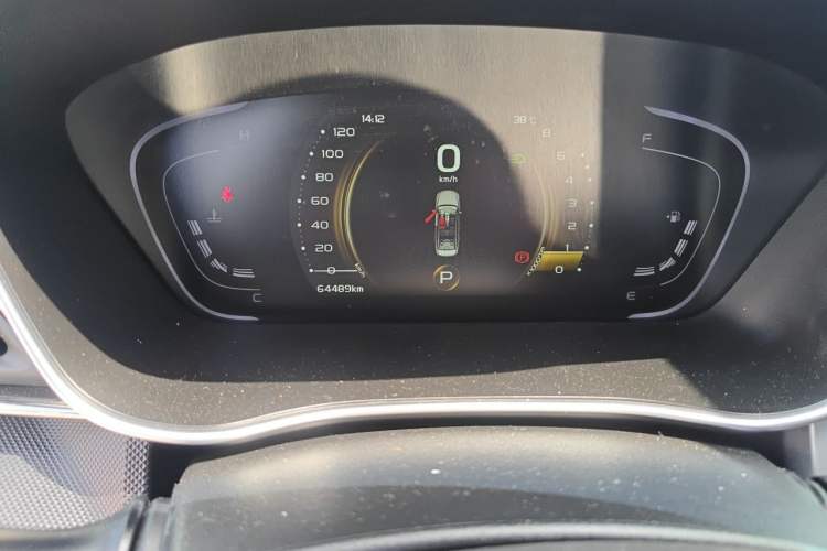 Used Geely Auto Binray 2018 14T CVT Binyi Edition Odometer Close Up