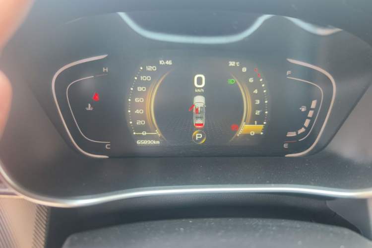 Used Geely Auto Binray 2018 14T CVT Binyi Edition Odometer Close Up