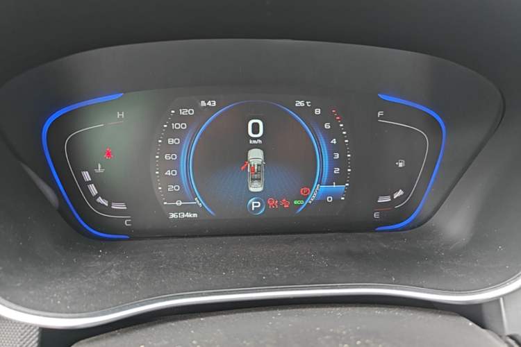Used Geely Auto Binray 2019 200T DCT Brilliant Edition Instrument Cluster