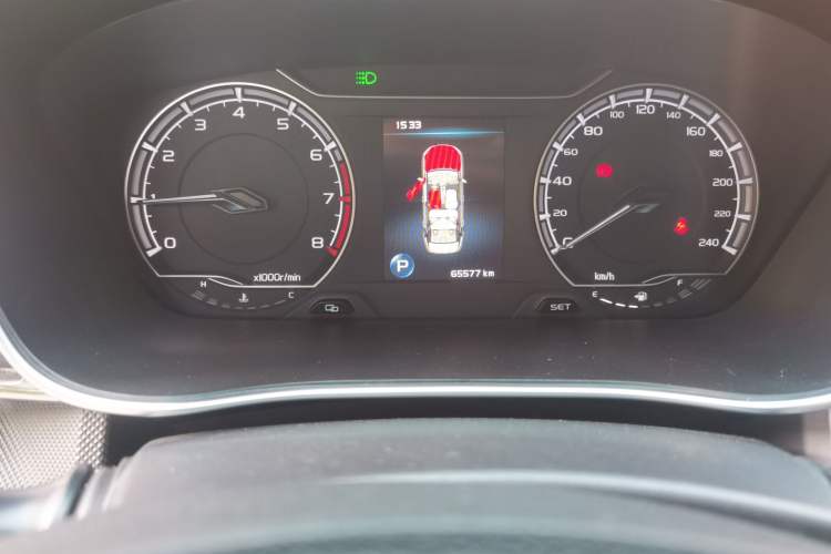Used Geely Auto Binray 2019 200T DCT Binchi Edition Odometer Close Up