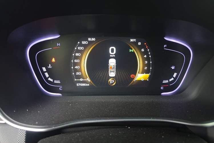 Used Geely Auto Binray 2019 200T DCT Binzhi Edition Odometer Close Up