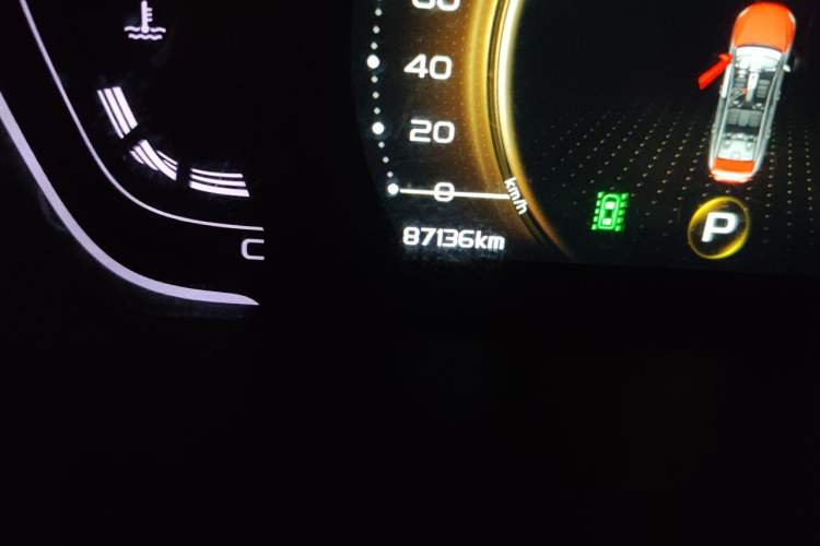 Used Geely Auto Binray 2019 200T DCT Brilliant Edition Odometer Close Up