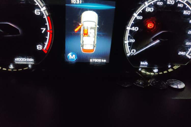 Used Geely Auto Binray 2019 200T Manual Binchi Edition Odometer Close Up