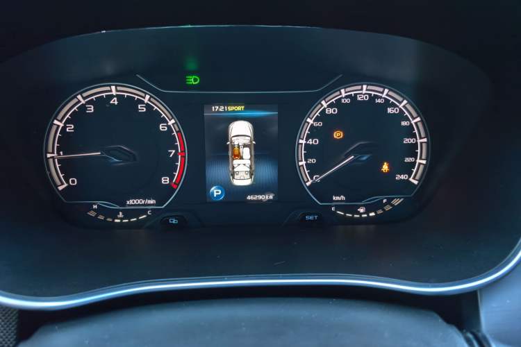Used Geely Auto Binray 2019 200T DCT Binchi Edition Odometer Close Up