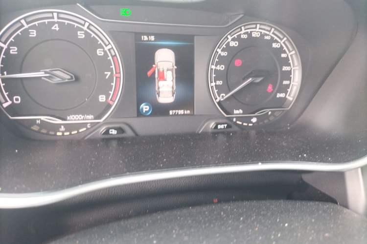 Used Geely Auto Binray 2019 200T DCT Binchi Edition Odometer Close Up
