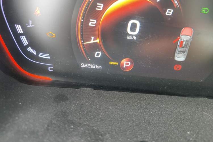 Used Geely Auto Binray 2019 200T DCT Binzhi Edition Odometer Close Up