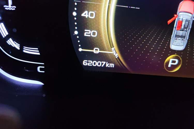 Used Geely Auto Binray 2019 200T DCT Binzhi Edition Odometer Close Up