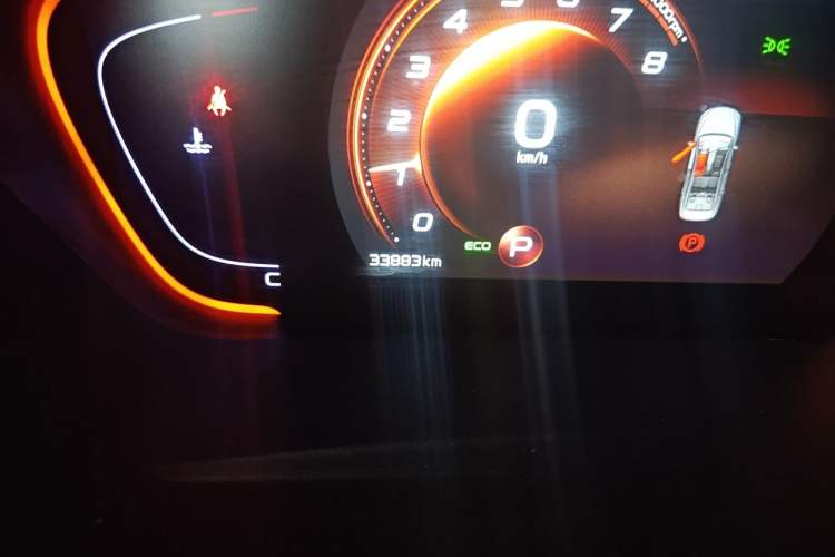 Used Geely Auto Binray 2019 200T DCT Binzhi Edition Odometer Close Up