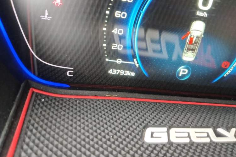 Used Geely Auto Binray 2019 200T DCT Binzhi Edition Odometer Close Up