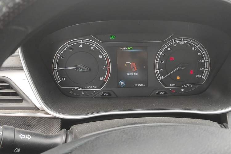 Used Geely Auto Binray 2019 200T DCT Binchi Edition Odometer Close Up