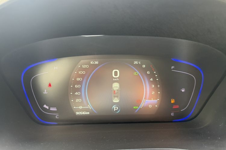 Used Geely Auto Binray 2019 200T DCT Binzhi Edition Odometer Close Up