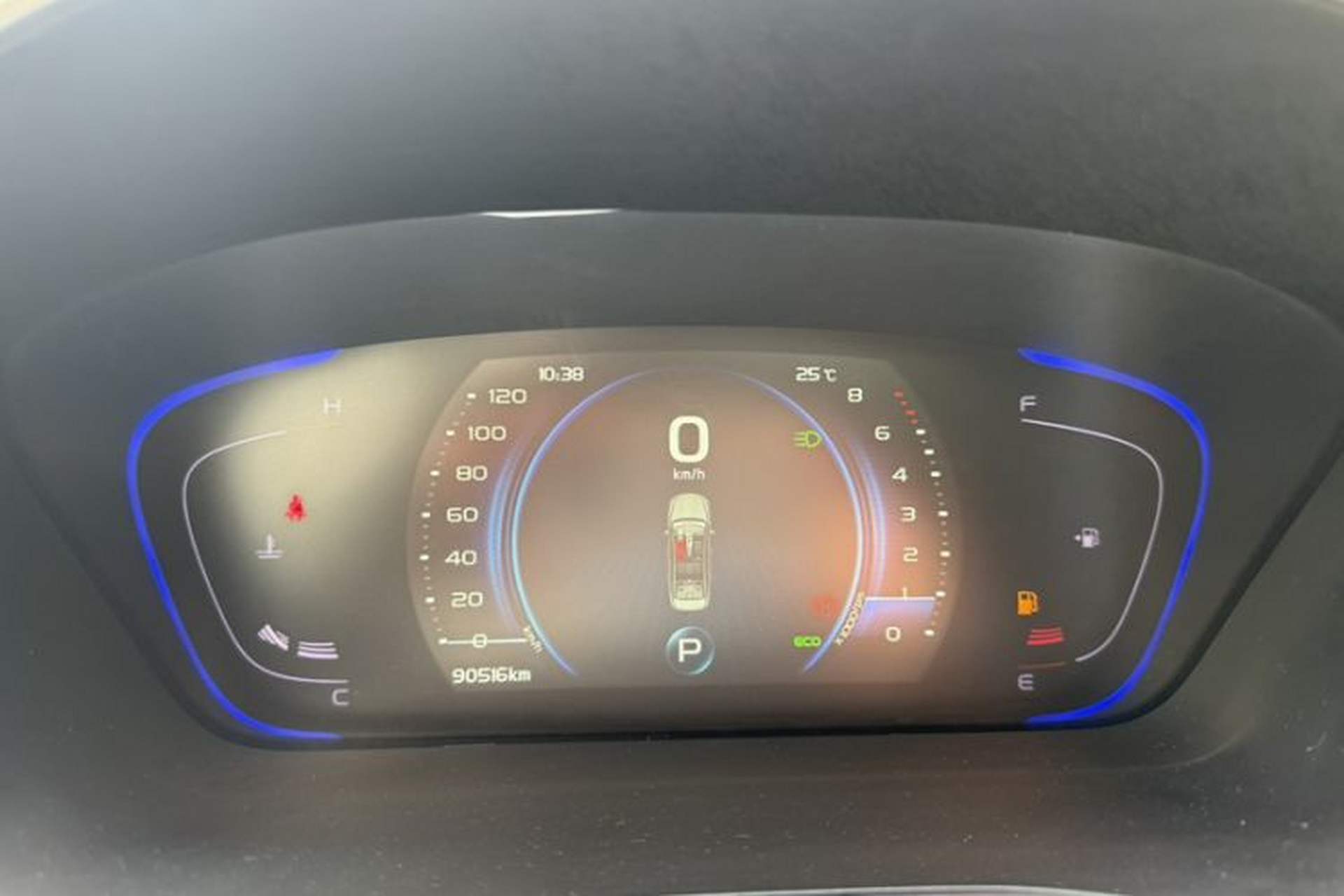 Used Geely Auto Binray 2019 200T DCT Binzhi Edition Odometer Close Up
