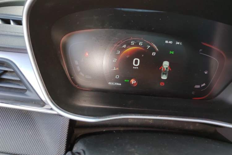 Used Geely Auto Binray 2019 200T DCT Binzhi Edition Odometer Close Up