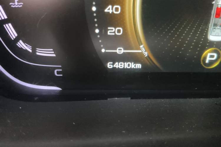 Used Geely Auto Binray 2019 200T DCT Binzhi Edition Odometer Close Up